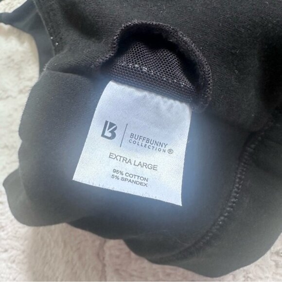 BuffBunny | Onyx Black Cloud Bralette Sports Bra | Size Extra Large - Picture 5 of 6